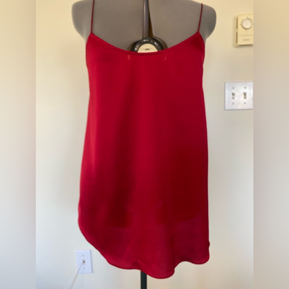 Top Shop Red Women's Camisole Top Tall Size 8